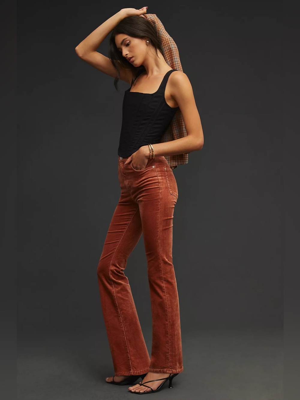 Anthropologie Iconic corduroy flare pants Size 25